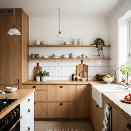 Scandi kitchen before